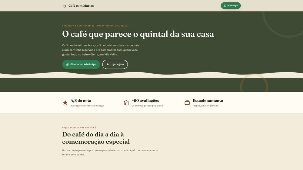 Projeto Café com Marias